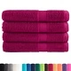 Премиум кърпи SOLUND 4 бр бордо 100x200 см 600 gsm