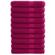 Премиум кърпи SOLUND 10 бр бордо 100x200 см 600 gsm