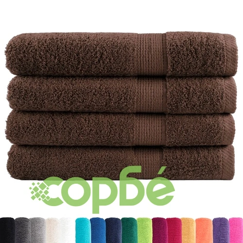 Премиум кърпи за сауна SOLUND 4 бр кафяви 80x200 см 600 gsm ➤ топ цена ➤ sorbe.bg