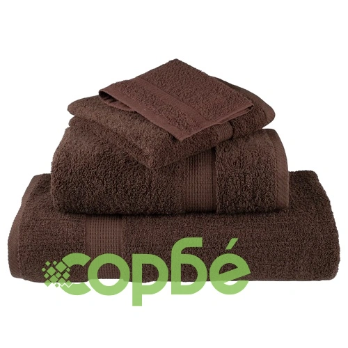 Премиум кърпи за сауна SOLUND 4 бр кафяви 80x200 см 600 gsm ➤ топ цена ➤ sorbe.bg