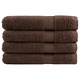 Премиум кърпи SOLUND 4 бр кафяви 100x200 см 600 gsm