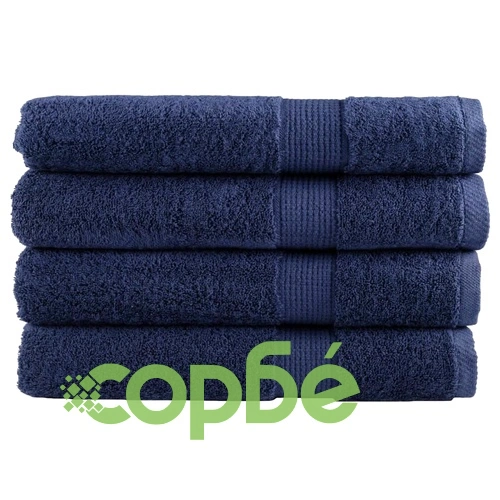 Премиум кърпи за сауна SOLUND 4 бр сини 80x200 см 600 gsm ➤ топ цена ➤ sorbe.bg