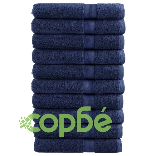 Премиум кърпи за сауна SOLUND 10 бр сини 80x200 см 600 gsm ➤ топ цена ➤ sorbe.bg