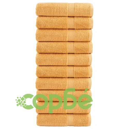 Премиум кърпи за баня SOLUND 10 бр злато 70x140 см 600 gsm ➤ топ цена ➤ sorbe.bg