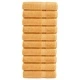 Премиум кърпи за баня SOLUND 10 бр злато 70x140 см 600 gsm