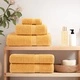 Премиум кърпи за баня SOLUND 10 бр злато 70x140 см 600 gsm
