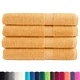 Премиум кърпи за сауна SOLUND 4 бр злато 80x200 см 600 gsm