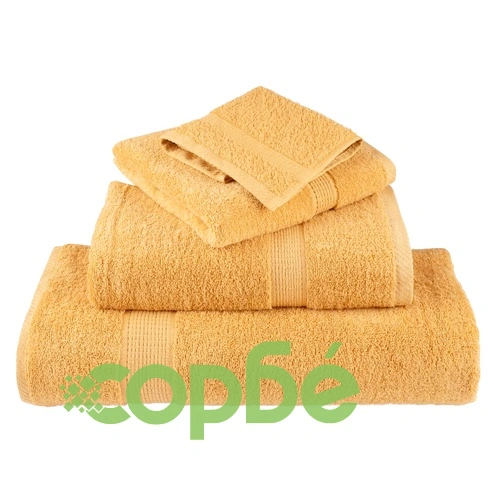 Премиум кърпи за сауна SOLUND 4 бр злато 80x200 см 600 gsm ➤ топ цена ➤ sorbe.bg