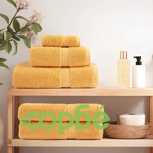 Премиум кърпи за сауна SOLUND 10 бр злато 80x200 см 600 gsm ➤ топ цена ➤ sorbe.bg