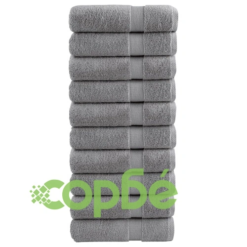 Премиум кърпи за ръце SOLUND 10 бр сиви 50x100 см 600 gsm ➤ топ цена ➤ sorbe.bg