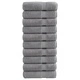 Премиум кърпи за ръце SOLUND 10 бр сиви 50x100 см 600 gsm