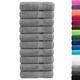 Премиум кърпи за баня SOLUND 10 бр сиви 70x140 см 600 gsm