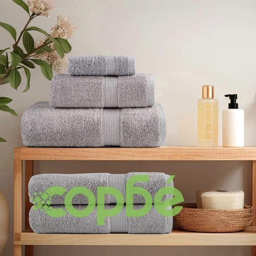 Премиум кърпи за баня SOLUND 10 бр сиви 70x140 см 600 gsm ➤ топ цена ➤ sorbe.bg