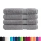 Премиум кърпи за сауна SOLUND 4 бр сиви 80x200 см 600 gsm