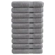 Премиум кърпи за сауна SOLUND 10 бр сиви 80x200 см 600 gsm
