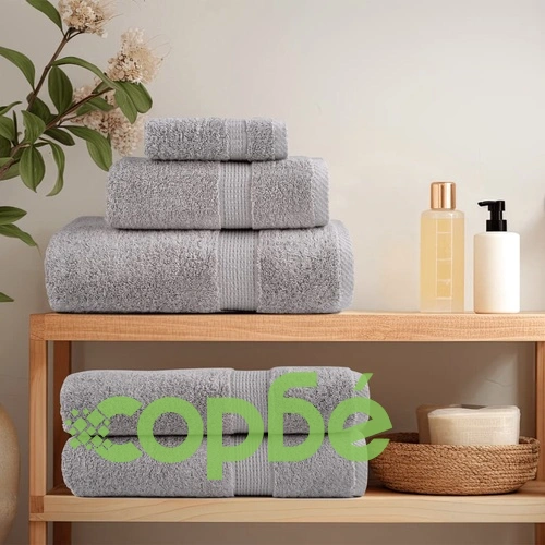 Премиум кърпи за сауна SOLUND 10 бр сиви 80x200 см 600 gsm ➤ топ цена ➤ sorbe.bg
