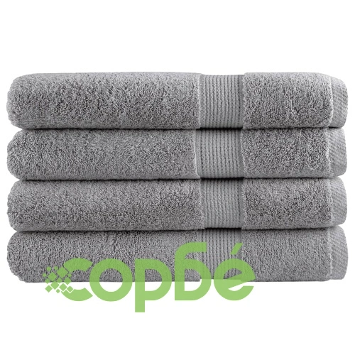 Премиум кърпи SOLUND 4 бр сиви 100x200 см 600 gsm ➤ топ цена ➤ sorbe.bg