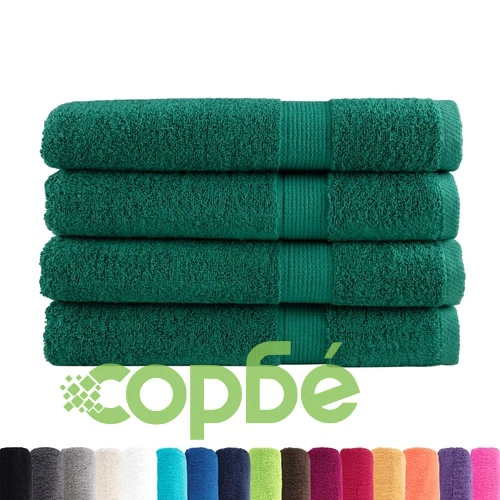 Премиум кърпи за сауна SOLUND 4 бр зелени 80x200 см 600 gsm на топ цена от sorbe.bg Премиум кърпи за сауна SOLUND 4 бр зелени 80x200 см 600 gsm ➤ топ цена ➤ sorbe.bg
