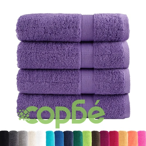Премиум хавлиени кърпи SOLUND 4 бр зелени 100x150 см 600 gsm ➤ топ цена ➤ sorbe.bg