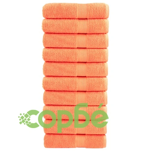 Премиум кърпи за ръце SOLUND 10 бр оранжев 50x100 см 600 gsm ➤ топ цена ➤ sorbe.bg