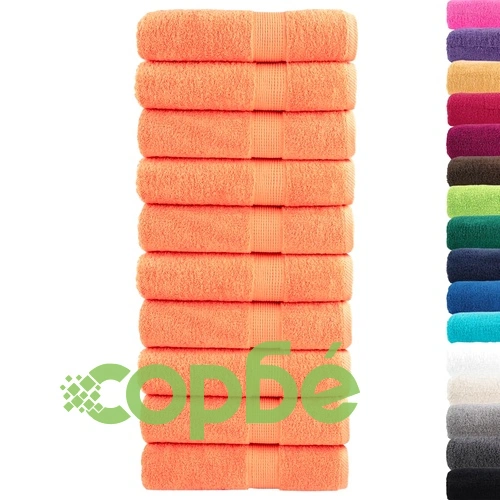 Премиум кърпи за ръце SOLUND 10 бр оранжев 50x100 см 600 gsm ➤ топ цена ➤ sorbe.bg