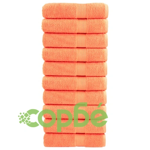 Премиум хавлиени кърпи SOLUND 10 бр зелени 100x150 см 600 gsm ➤ топ цена ➤ sorbe.bg