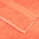 Премиум кърпи за сауна SOLUND 4 бр оранжеви 80x200 см 600 gsm