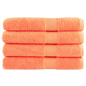 Премиум кърпи SOLUND 4 бр оранжеви 100x200 см 600 gsm