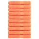 Премиум кърпи SOLUND 10 бр оранжеви 100x200 см 600 gsm