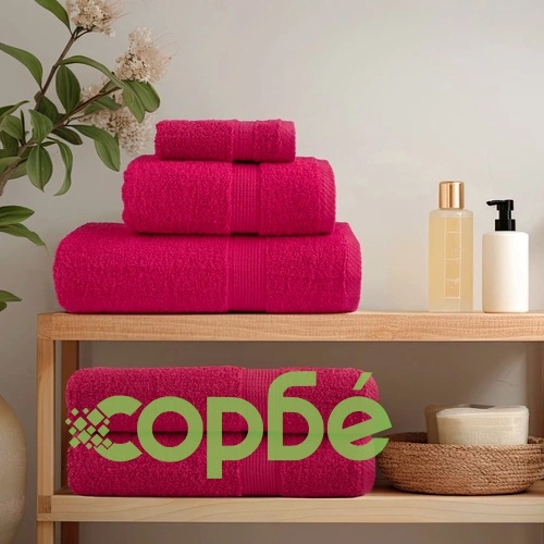 Премиум кърпи за ръце SOLUND 10 бр червени 50x100см 600 gsm ➤ топ цена ➤ sorbe.bg