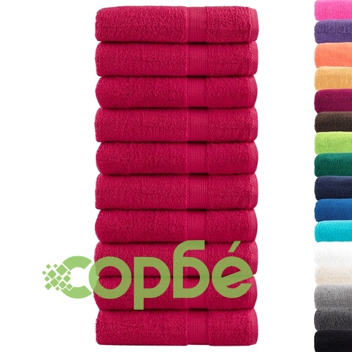 Премиум кърпи за баня SOLUND 10 бр червени 70x140 см 600 gsm на топ цена от sorbe.bg Премиум кърпи за баня SOLUND 10 бр червени 70x140 см 600 gsm ➤ топ цена ➤ sorbe.bg