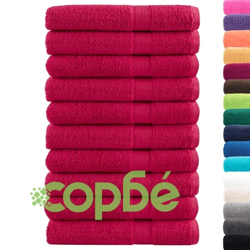 Премиум кърпи за сауна SOLUND 10 бр червени 80x200 см 600 gsm на топ цена от sorbe.bg Премиум кърпи за сауна SOLUND 10 бр червени 80x200 см 600 gsm ➤ топ цена ➤ sorbe.bg