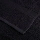 Премиум кърпи за сауна SOLUND 4 бр черни 80x200 см 600 gsm