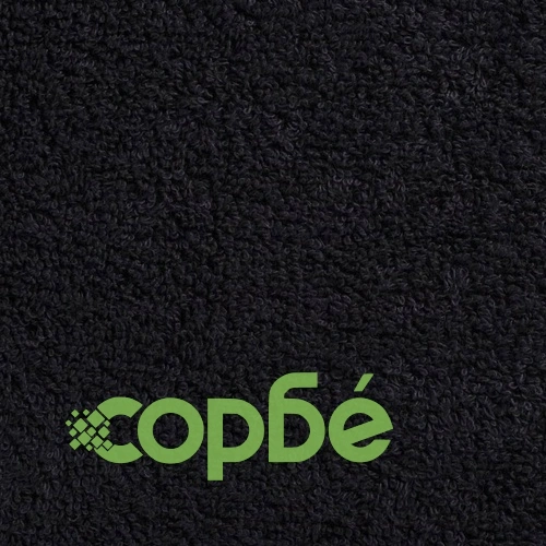 Премиум кърпи за сауна SOLUND 10 бр черни 80x200 см 600 gsm ➤ топ цена ➤ sorbe.bg