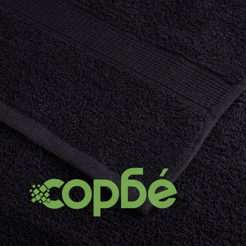 Премиум кърпи за сауна SOLUND 10 бр черни 80x200 см 600 gsm ➤ топ цена ➤ sorbe.bg