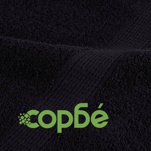 Премиум кърпи за сауна SOLUND 10 бр черни 80x200 см 600 gsm ➤ топ цена ➤ sorbe.bg
