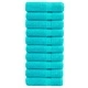 Премиум кърпи за баня SOLUND 10 бр тюркоаз 70x140 см 600 gsm