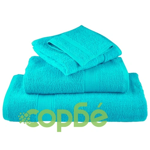 Премиум кърпи за сауна SOLUND 10 бр тюркоаз 80x200 см 600 gsm ➤ топ цена ➤ sorbe.bg