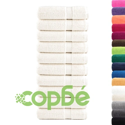 Премиум кърпи за баня SOLUND 10 бр кремави 70x140 см 600 gsm ➤ топ цена ➤ sorbe.bg