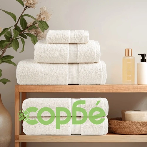 Премиум кърпи за сауна SOLUND 10 бр кремави 80x200 см 600 gsm ➤ топ цена ➤ sorbe.bg