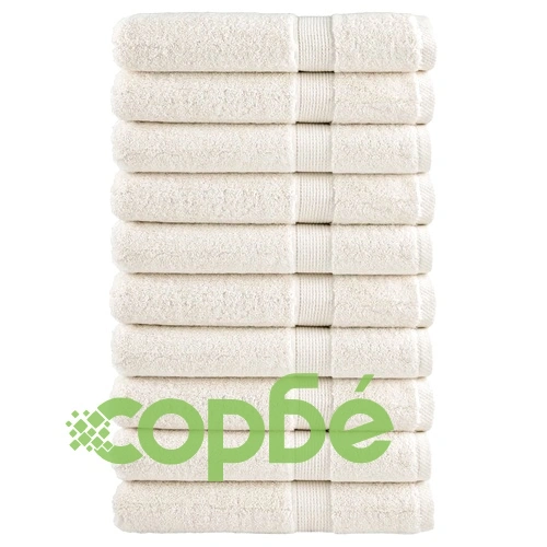 Премиум кърпи SOLUND 10 бр кремави 100x200 см 600 gsm ➤ топ цена ➤ sorbe.bg