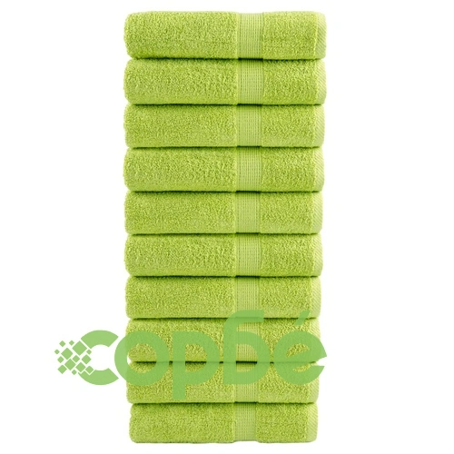 Премиум кърпи ръце SOLUND 10 бр ябълковозелени 50x100 см 600gsm ➤ топ цена ➤ sorbe.bg