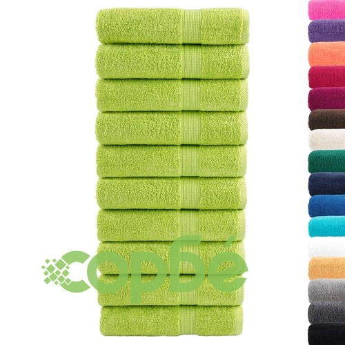 Премиум кърпи ръце SOLUND 10 бр ябълковозелени 50x100 см 600gsm ➤ топ цена ➤ sorbe.bg