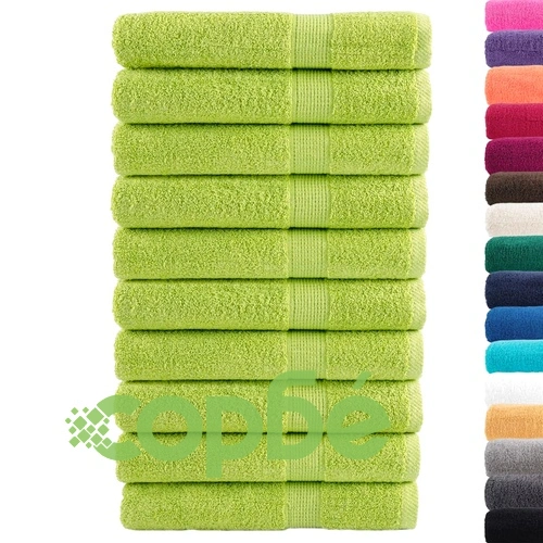 Премиум кърпи сауна SOLUND 10бр ябълковозелени 80x200 см 600gsm ➤ топ цена ➤ sorbe.bg