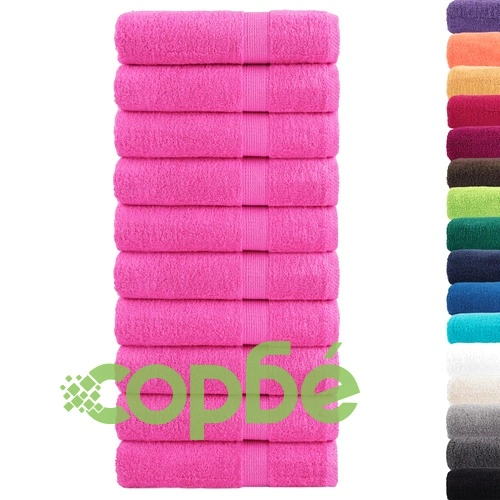 Премиум кърпи за баня SOLUND 10 бр розови 70x140 см 600 gsm ➤ топ цена ➤ sorbe.bg