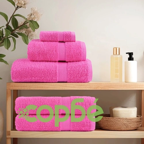 Премиум кърпи за сауна SOLUND 10 бр розови 80x200 см 600 gsm ➤ топ цена ➤ sorbe.bg