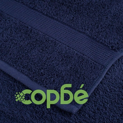 Премиум комплект хавлии от 12 части SOLUND нейви син 600 gsm ➤ топ цена ➤ sorbe.bg