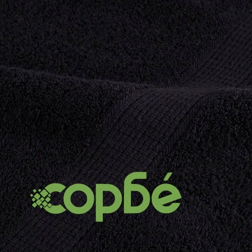 Премиум комплект хавлии от 12 части SOLUND черен 600 gsm ➤ топ цена ➤ sorbe.bg