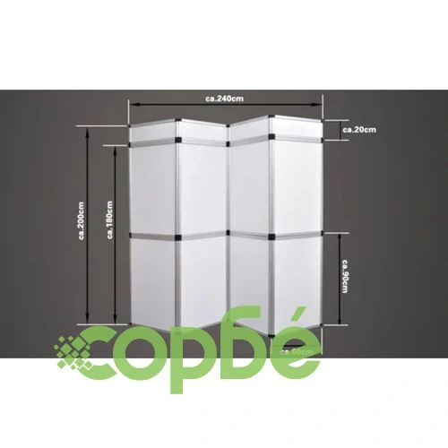 Презентационна дъска 240 x 200 см, цвят бял ➤ топ цена ➤ sorbe.bg