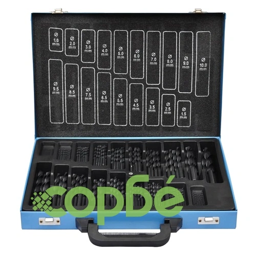 Комплект от 170 бр. свредла в метална кутия HSS R ➤ топ цена ➤ sorbe.bg